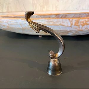 Vintage Antique Style Pewter Plated Candle Snuffer